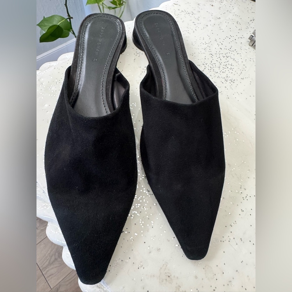 Elegant ZARA  Black Women's Mules, Size 39(8.5) - Picture 6 of 11